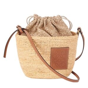 Loewe Paula’s Ibiza Raffia Pochette Bag